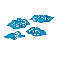 ornamen awan kiri